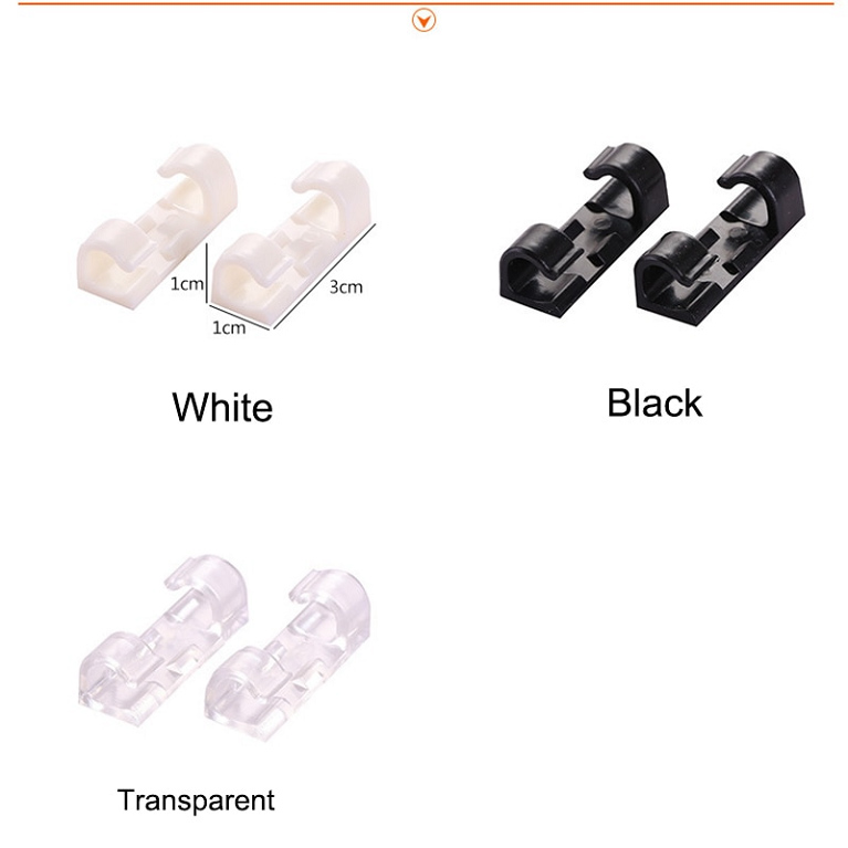 SADA ORGANIZÉRŮ NA KABLE K PC apod 10 kusů