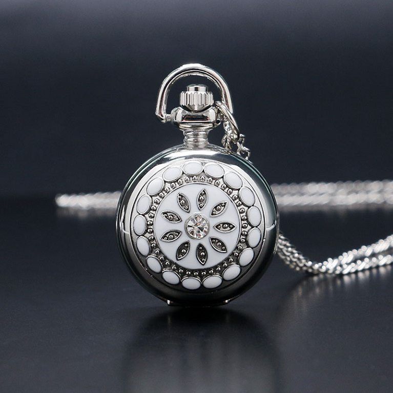 VYKLÁDANÉ HODINKY-NÁHRDELNÍK MANDALA