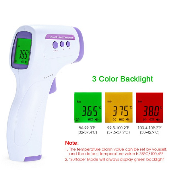 BEZKONTAKTNÍ DIGITÁLNÍ INFRAČERVENÝ TEPLOMĚR