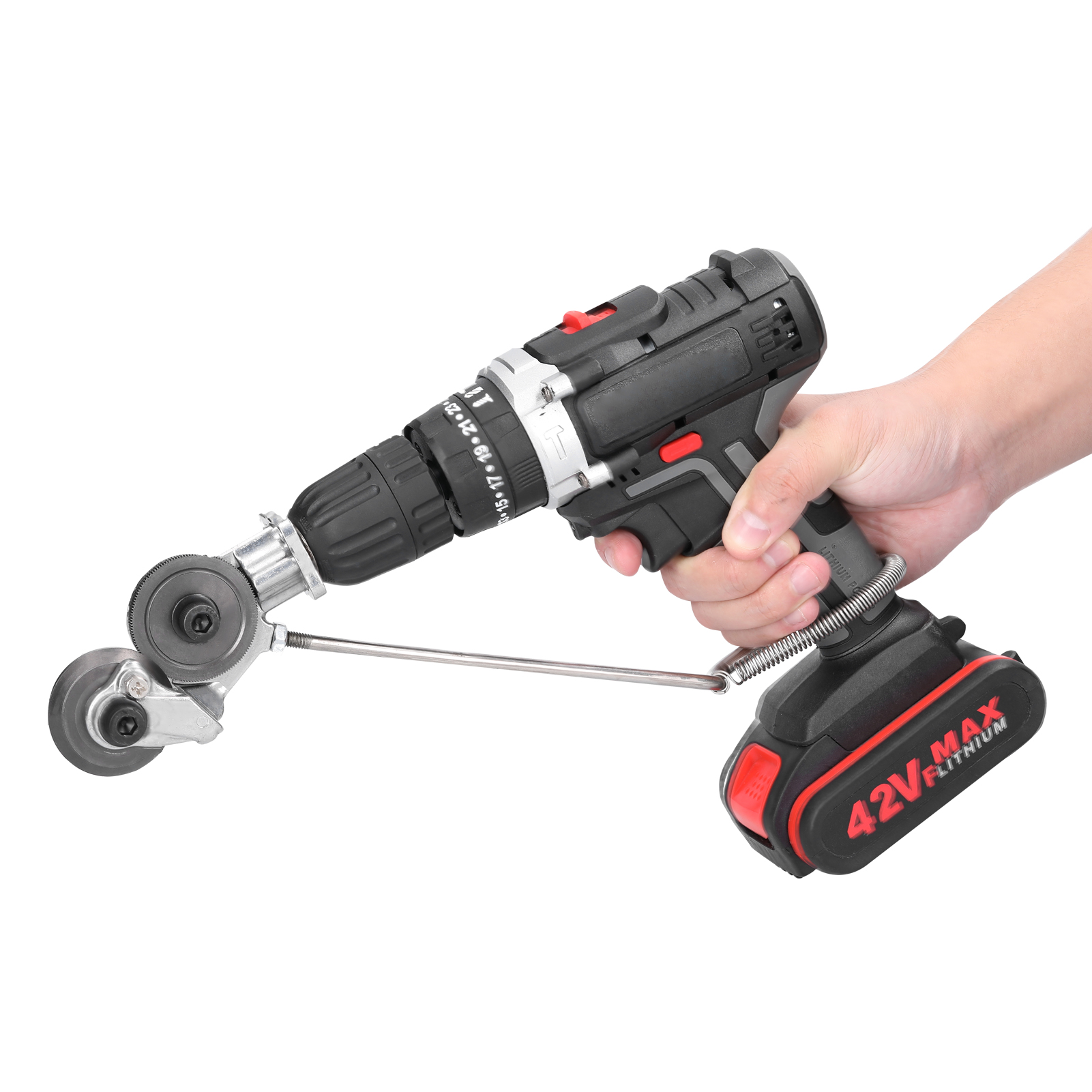 Elektrické NŮŽKY na PLECH k vrtačce Řezačka plechu