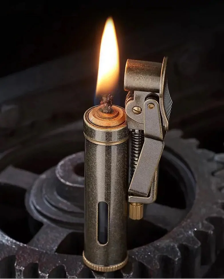 VINTAGE RETRO BENZINOVÝ BRONZ ZAPALOVAČ