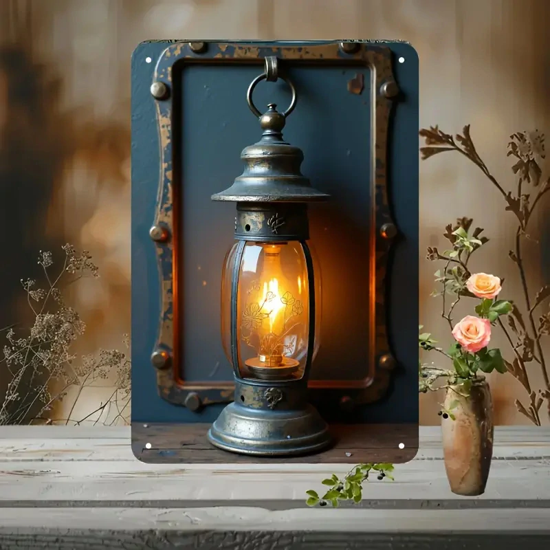 Starý Vintage Průmyslový Styl Perolejová LAMPA