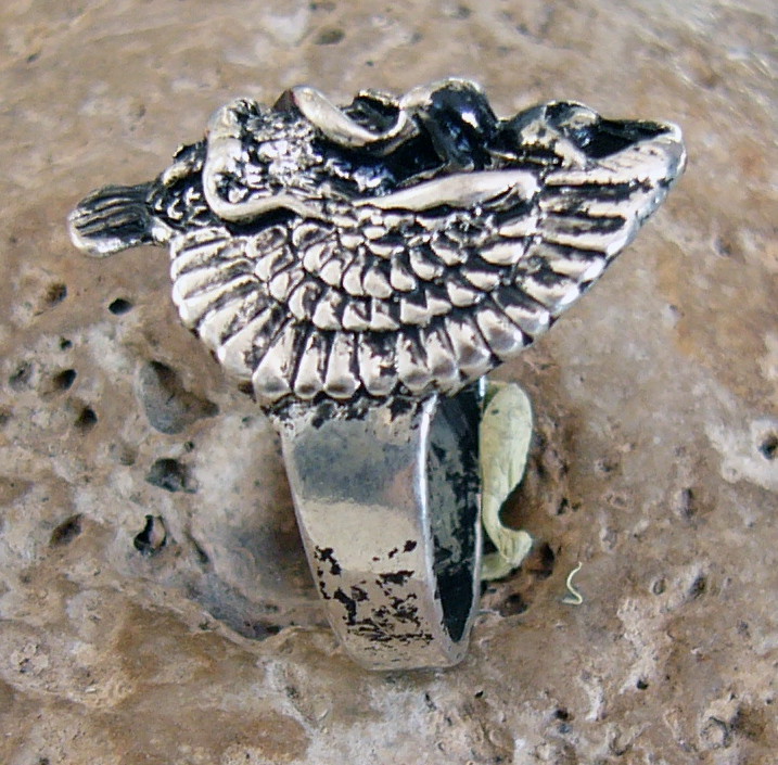 TIBET-PRSTEN PRO ŠTĚSTÍ - NEBESKÁ KŘÍDLA