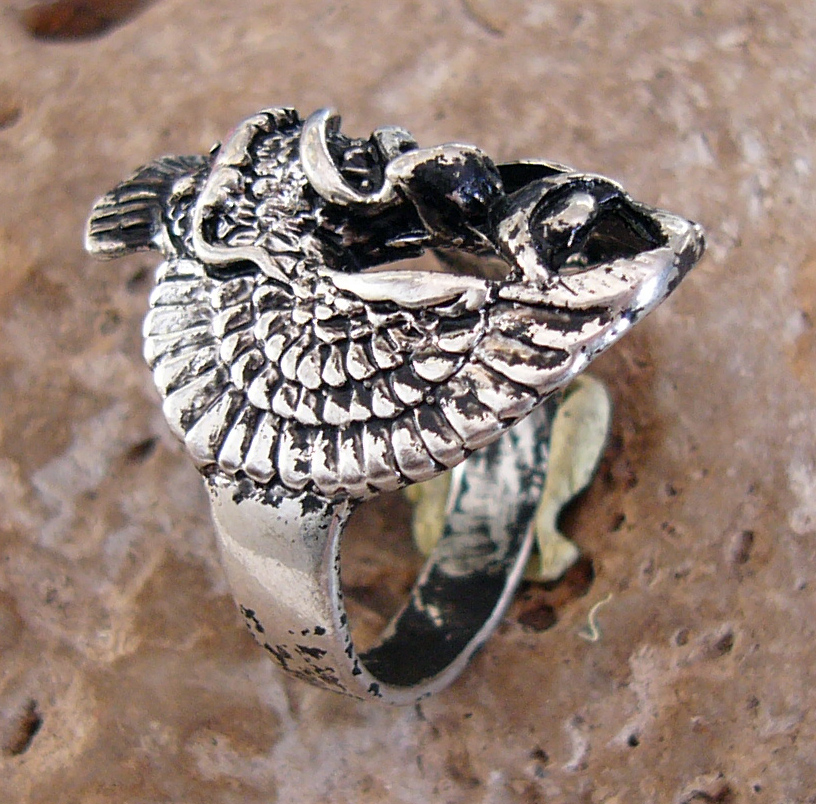 TIBET-PRSTEN PRO ŠTĚSTÍ - NEBESKÁ KŘÍDLA