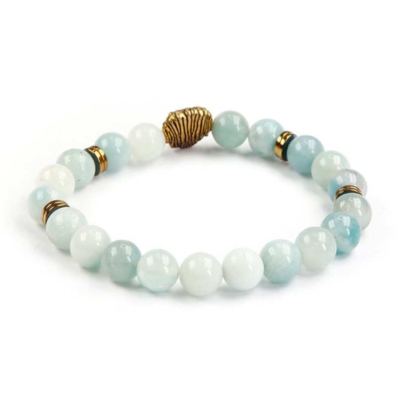 NÁRAMEK PŘÍRODNÍ KÁMEN AMAZONIT se LVÍČKEM