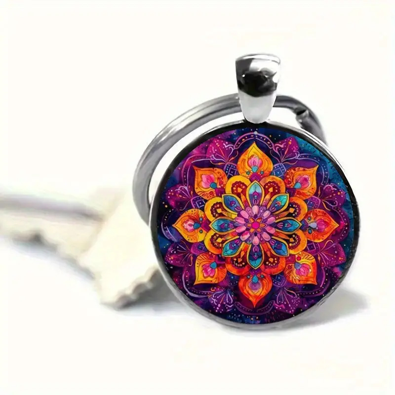 STYLOVÁ KLÍČENKA-MANDALA