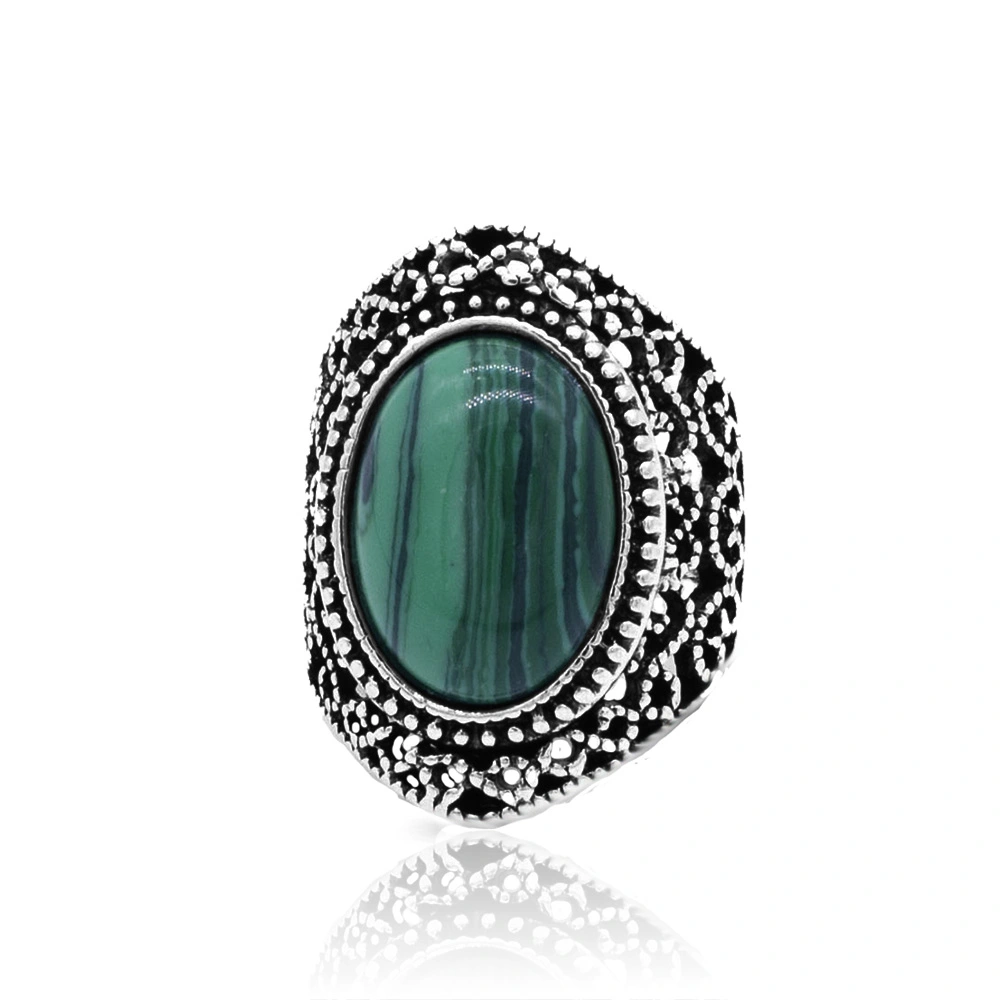 PRSTEN MALACHITOVÝ KÁMEN