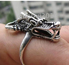 TIBET- MASIVNÍ PRSTEN-DRÁČEK