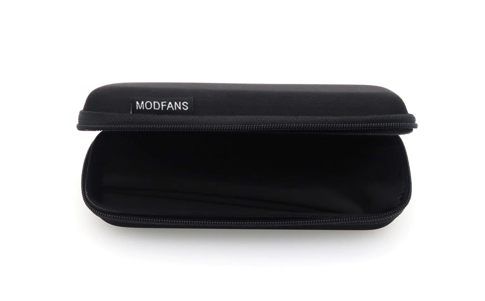 ČERNÉ POUZDRO NA BRÝLE-ZIP