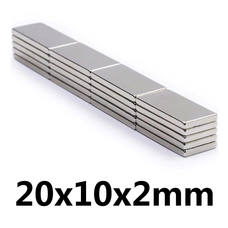 MAGNETY NYODYMOVÉ 20x10x2mm 5 kusů
