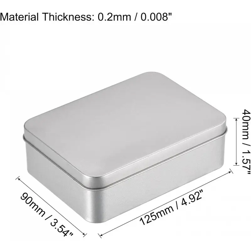 Plechová KRABIČKA S víkem