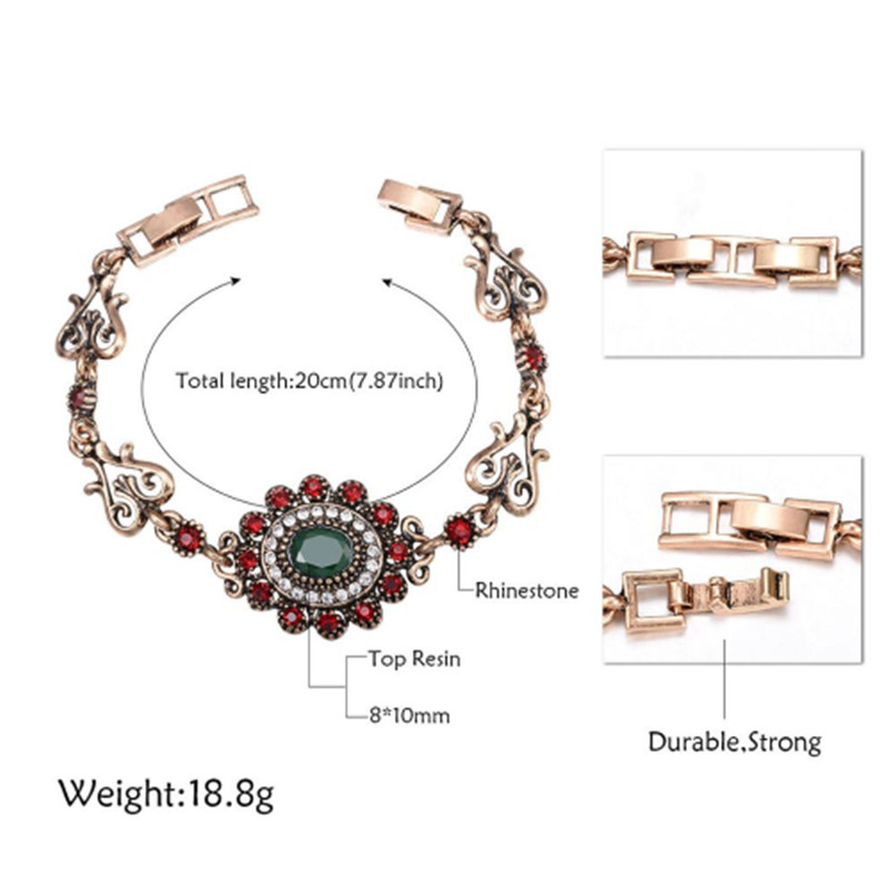 VYKLÁDANÝ NÁRAMEK ČERVENÉ KAMENY