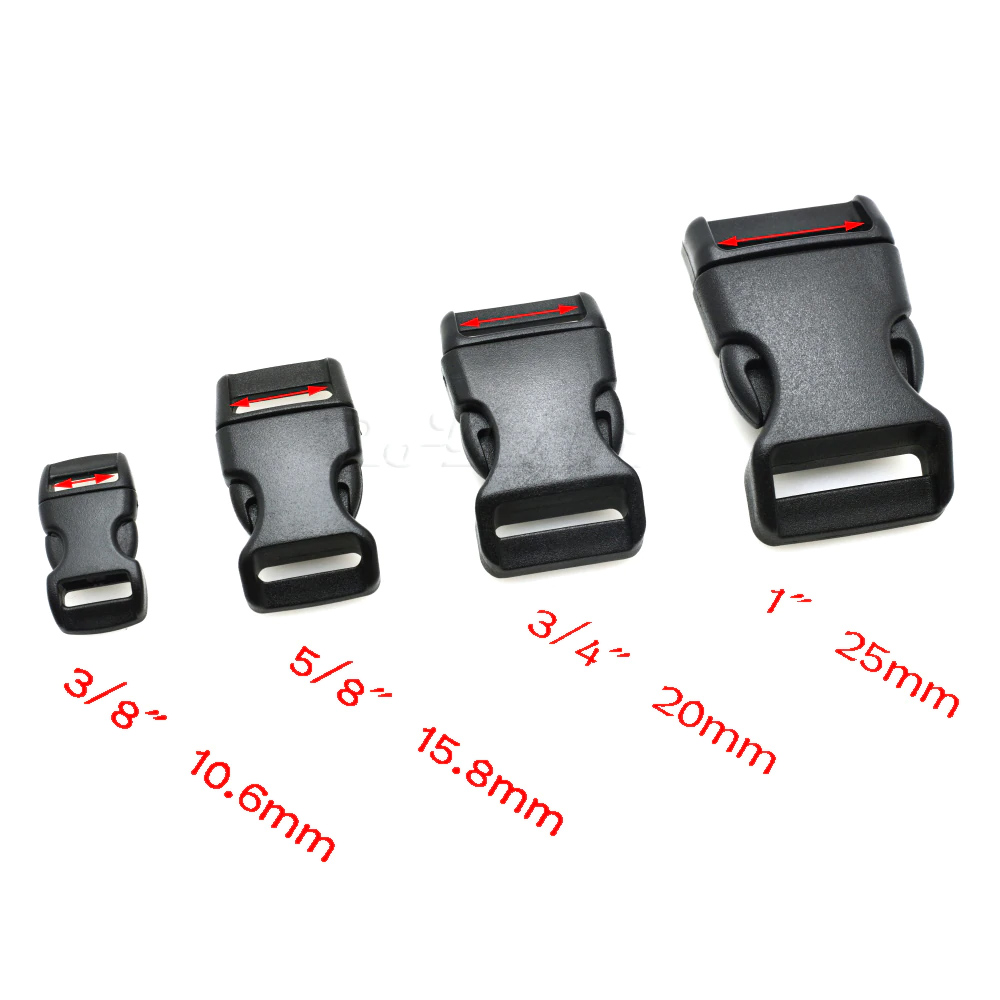 PLASTOVÉ PŘEZKY 5kusů