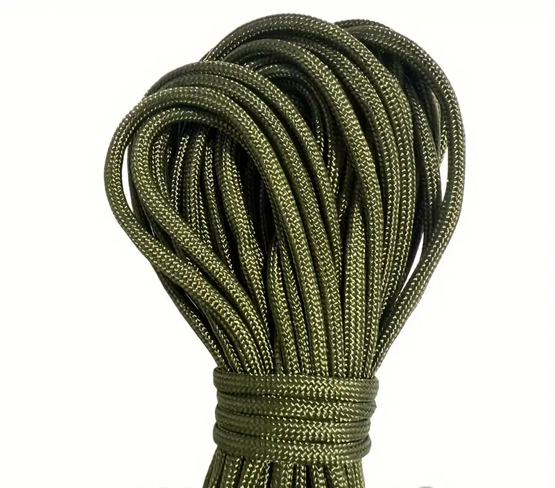 PROVÁZEK "ARMÁDNÍ" ZELENÁ NYLON PRŮMĚR 4mm 5metrů