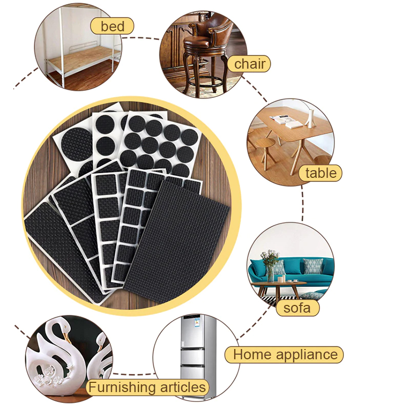 Samolepicí PODLOŽKY pod NÁBYTEK 12kusů