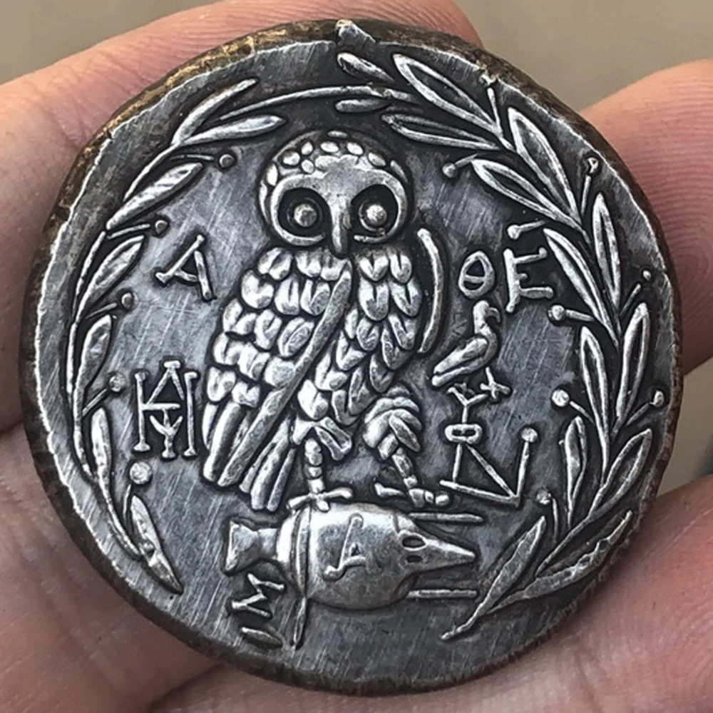 MASIVNÍ MINCE STARODÁVNÁ ŘECKÁ IMITACE