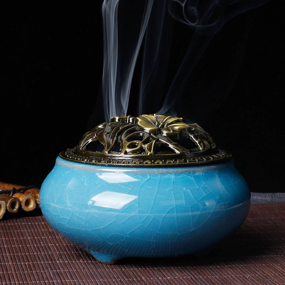 PORCELÁNOVÁ BUDHOSTICKÁ á NÁDOBKA-MISKA