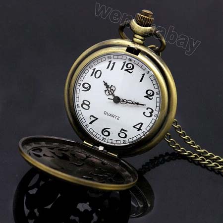 UNIKÁTNÍ HODINKY-NÁHRDELNÍK PTÁCI