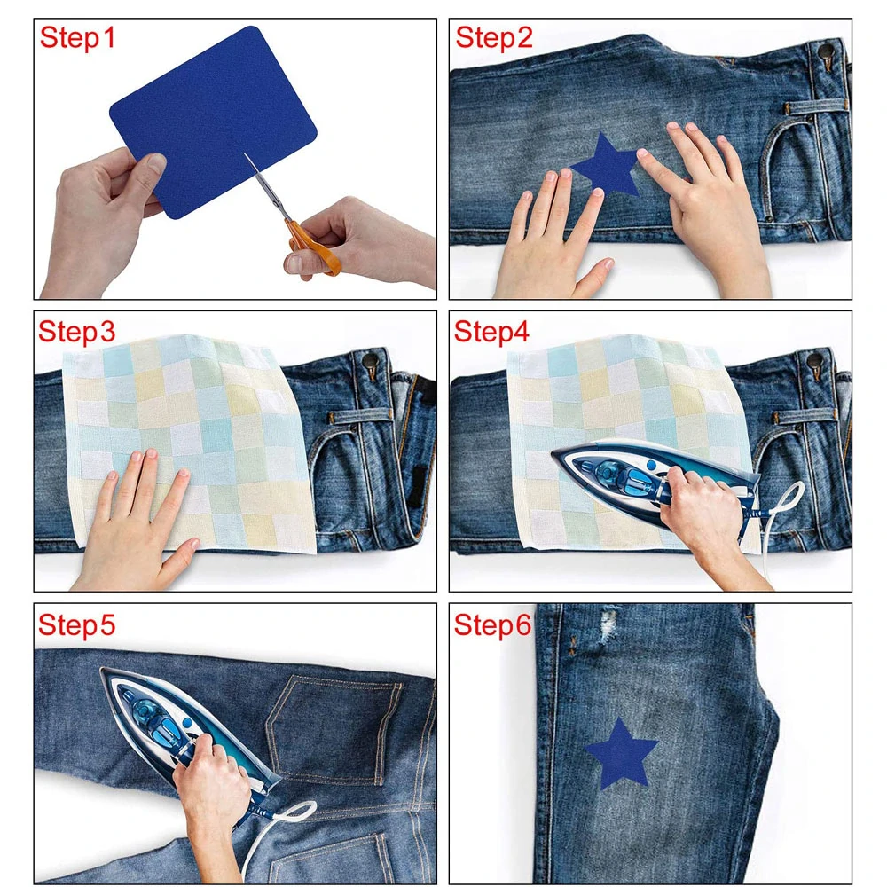 BÍLÁ NAŽEHLOVACÍ ZÁPLATA na TKANINĚ...PV062