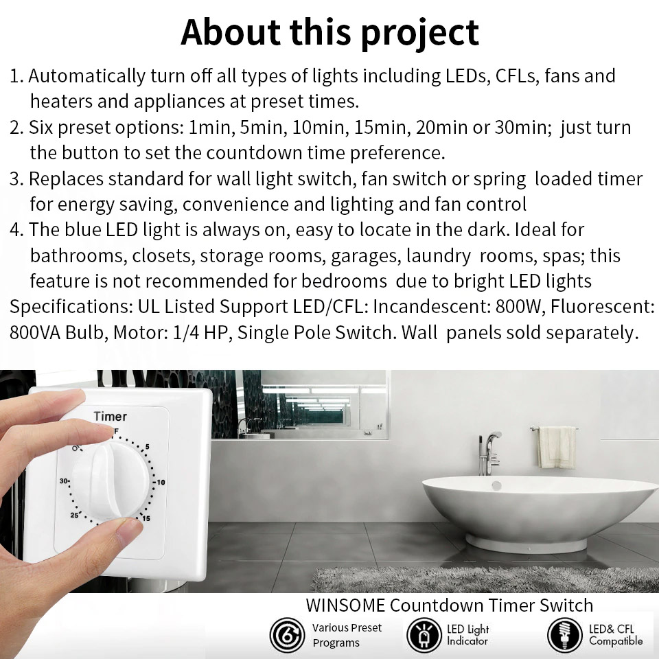 KRÁSNÝ a ELEGANTNÍ ČASOVÝ SPÍNAČ