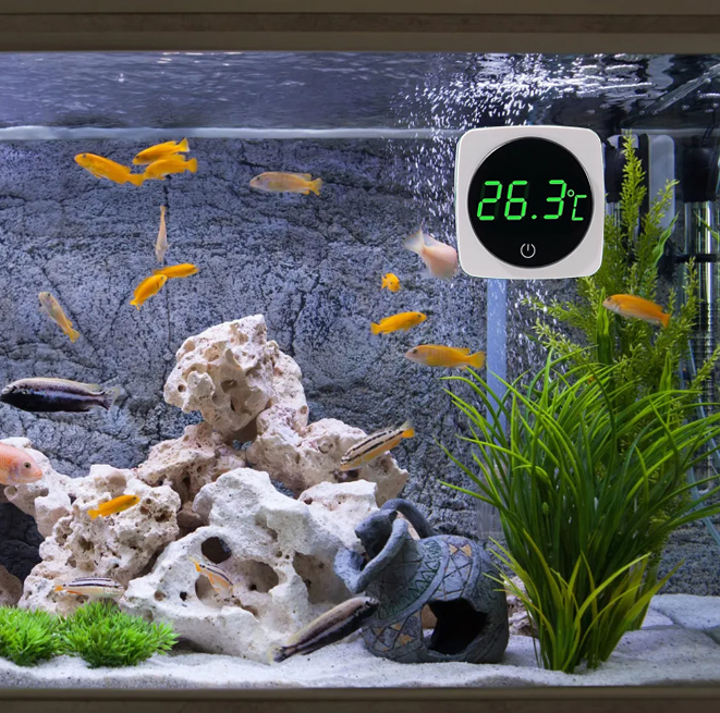 AKVARIJNÍ SAMOLEPICÍ DIGITÁLNÍ LCD TEPLOMĚR