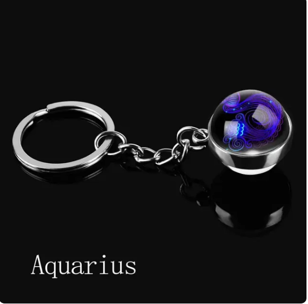 NÁDHERNÁ ORIGINÁLNÍ KLÍČENKA AQUARIUS VODNÁŘ