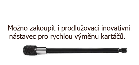 Sada KARTÁČŮ Do VRTAČKY 3ks
