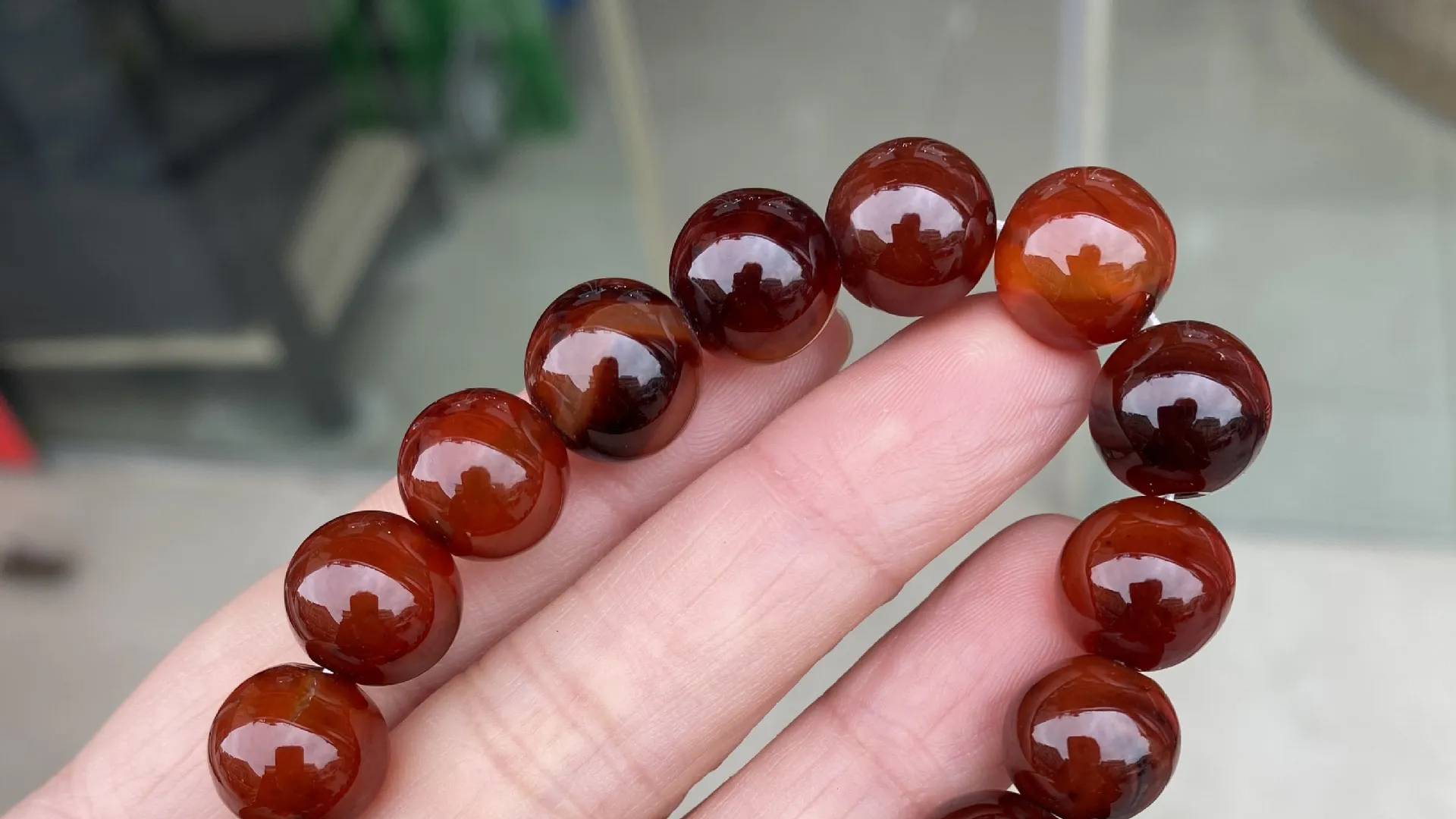 Přírodní kámen NÁRAMEK ACHÁT 12 mm