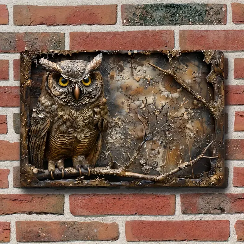 Okrasná CEDULE Jarní letní cedule SOVA