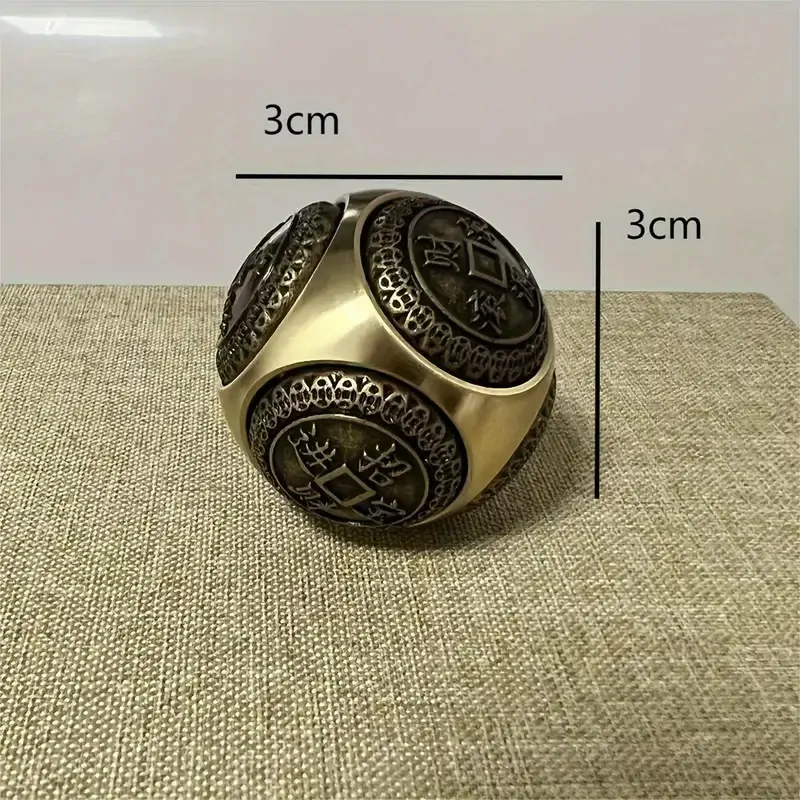 MOSAZNÁ OTÁČECÍ HRACÍ KOSTKA