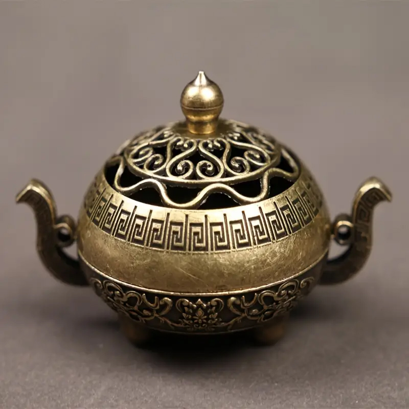 Mosazný dvouruční KADIDELNICE