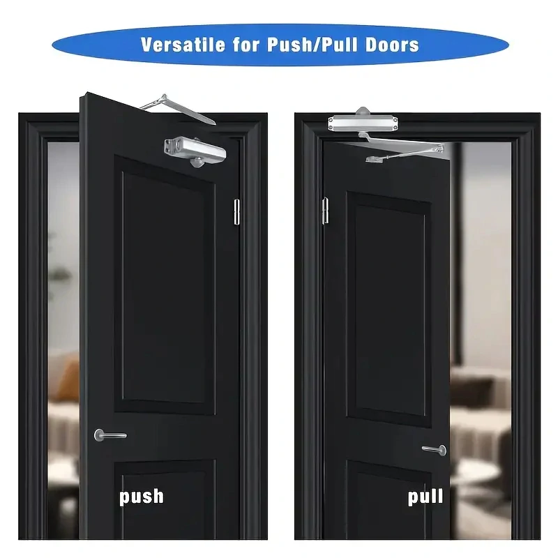 Tichý a nastavitelný automatický ZAVÍRAČ DVEŘÍ