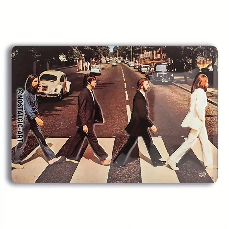 Vintage  CEDULE Legendární BEATLES  "Abbey Road" 