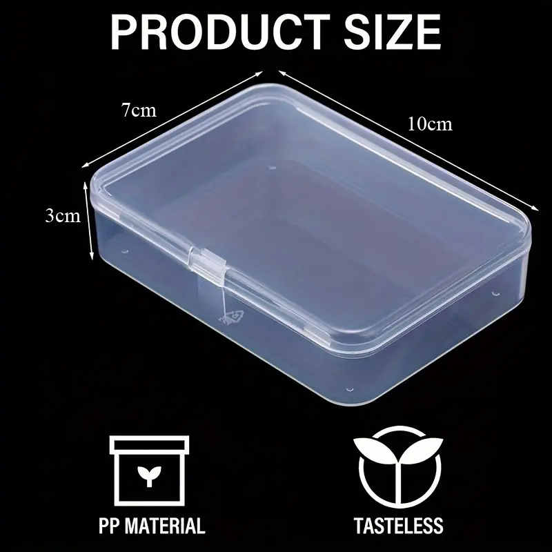 Průhledná praktická KRABIČKA - ORGANIZÉR 10x7x4