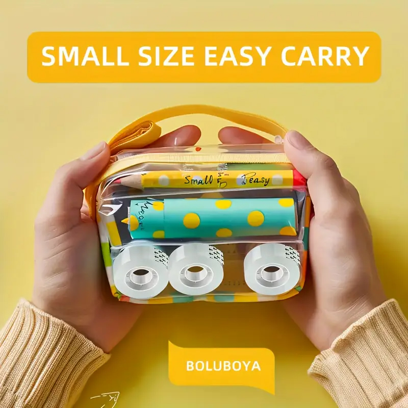 10ks Průhledné LEPICÍ PÁSKY..