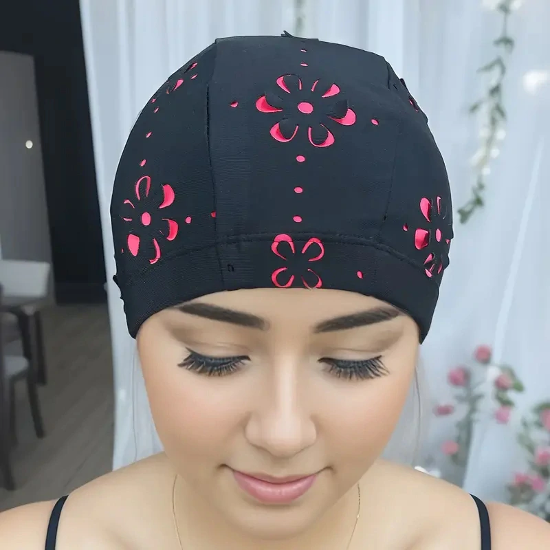Květinový vzor PLAVECKÁ ČEPICE pro ženy