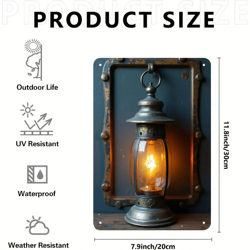 Starý Vintage Průmyslový Styl Perolejová LAMPA