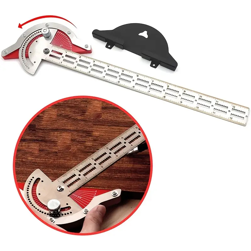 Přesné dřevoobráběcí  PRAVÍTKO NASTAVITELNÝ ÚHEL