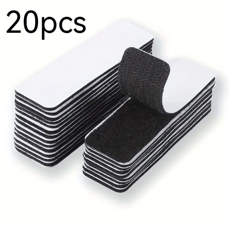 10kusů SUCHÉ ZIPY SAMOLEPICÍ ČERNÉ 2x6cm