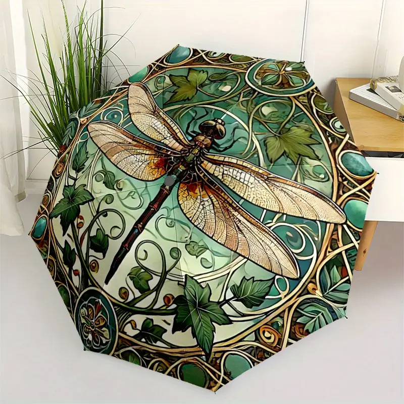 Stylový DEŠTNÍK & SLUNEČNÍK Vážky