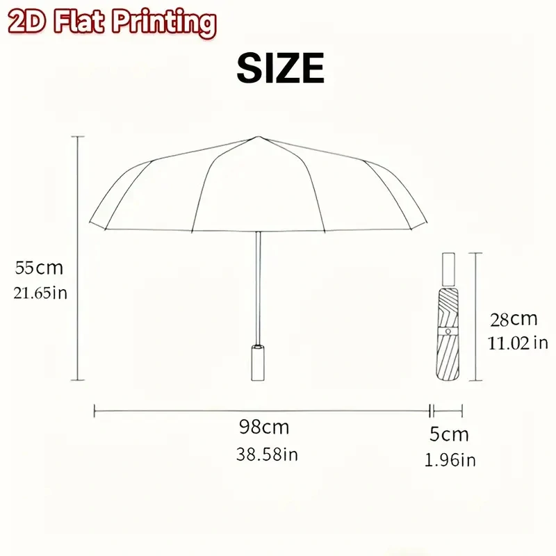 Stylový DEŠTNÍK & SLUNEČNÍK KVĚTY