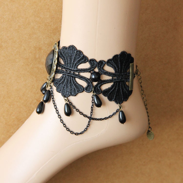 VINTAGE KRAJKA JEMNÁ SEXI NA NOHU