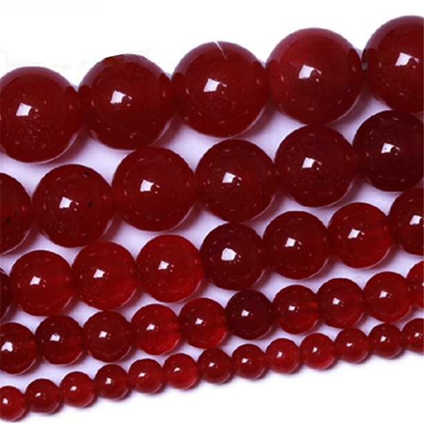 NÁDHERNÉ NÁUŠNÍCE-RUBÍNOVÁ BARVA KAMENE