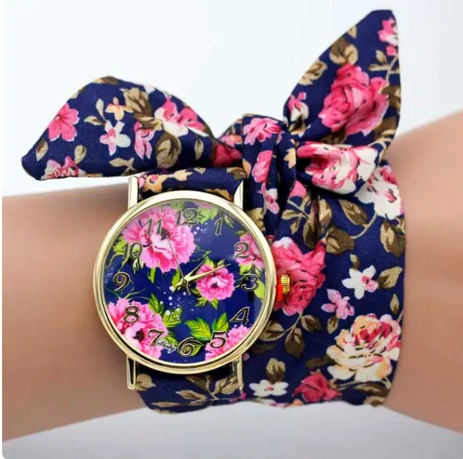 KRÁSNÉ DÁMSKÉ HODINKY TEXTIL