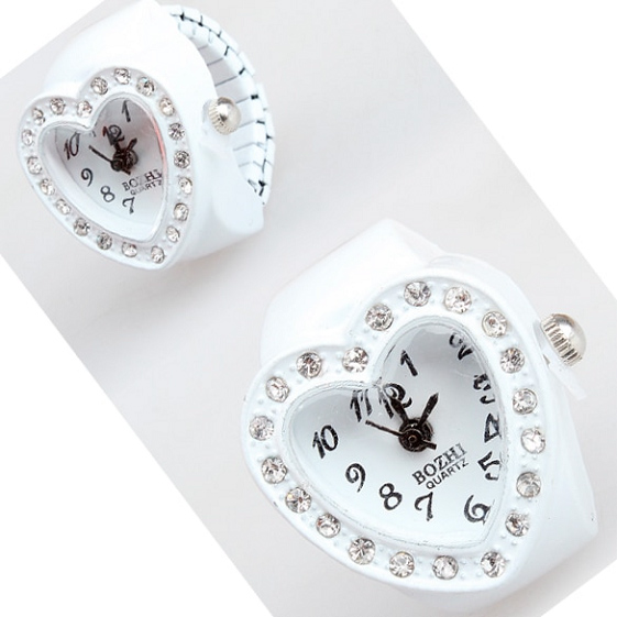 PRSTEN-HODINKY s KRYSTALY VYKLÁDANÝ