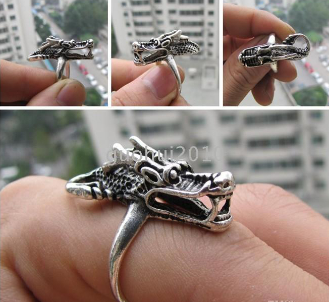 TIBET- MASIVNÍ PRSTEN-DRÁČEK