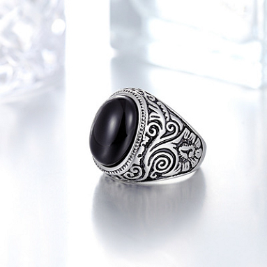 PRSTEN PÁNSKÝ-KÁMEN-ONYX