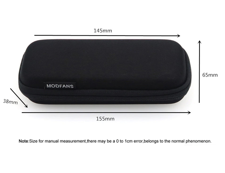 ČERNÉ POUZDRO NA BRÝLE-ZIP