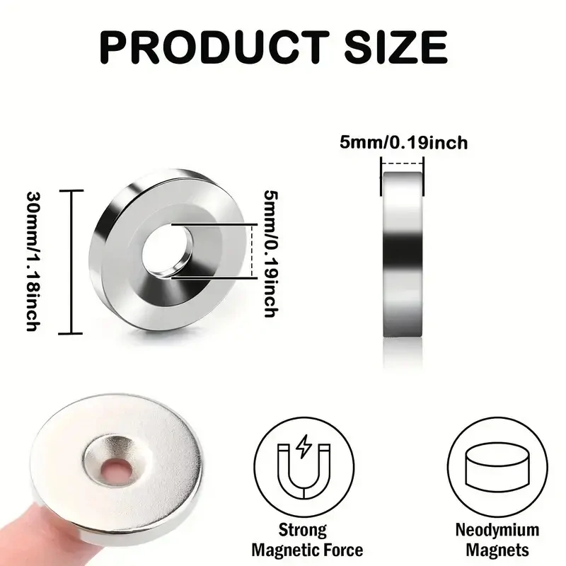 MAGNET NYODYMOVÝ 30x5mm