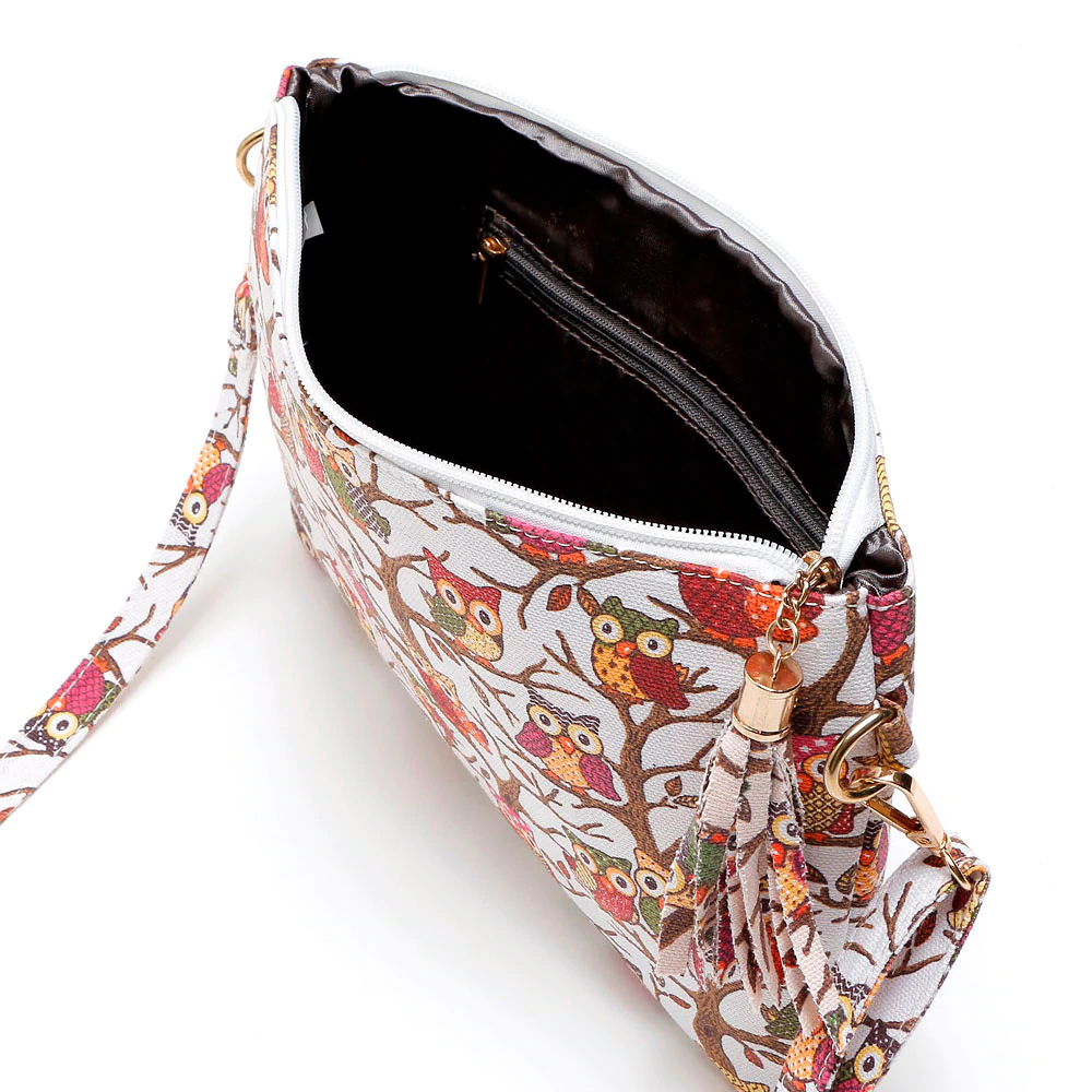 PLÁTĚNÁ KABELKA PŘES RAMENO SOVIČKY